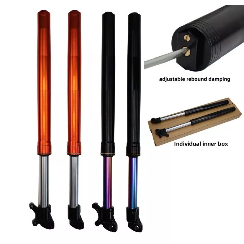 Custom Oil Slick Adjust Rebound Motorcykel främre stötdämpare